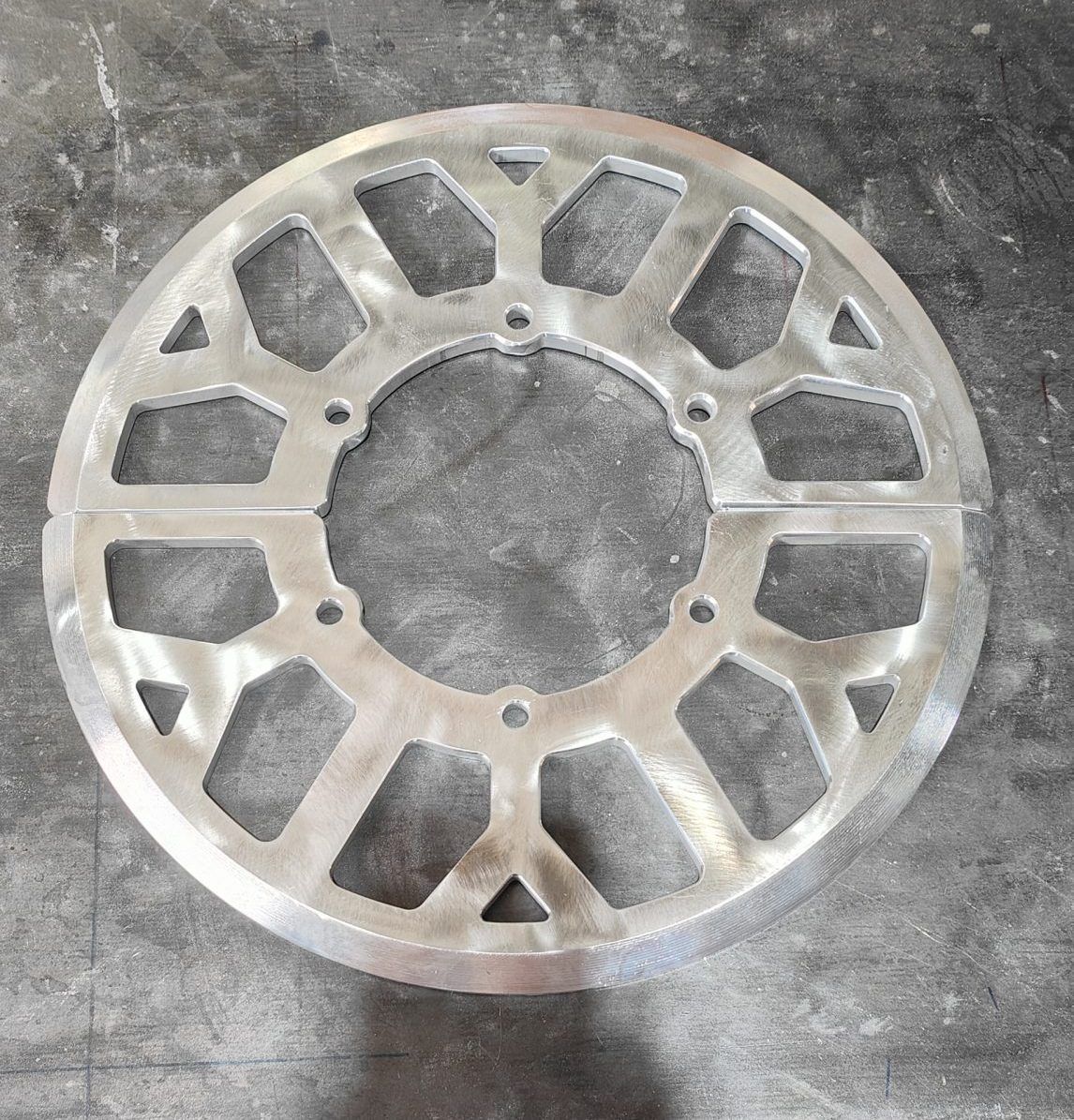 CNC machined sprocket guide